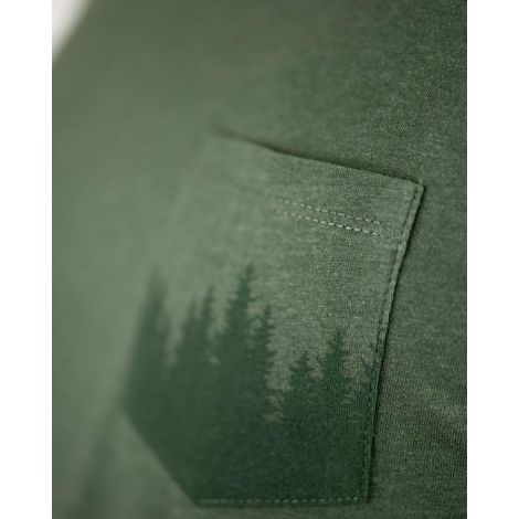 TreeShirt Pocket Forest Unisex Olive Mel