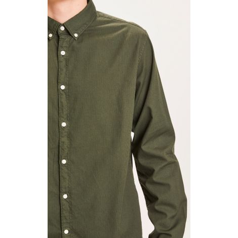 LARCH casual fit cord shirt - GOTS/Vegan 1090 Forrest Night