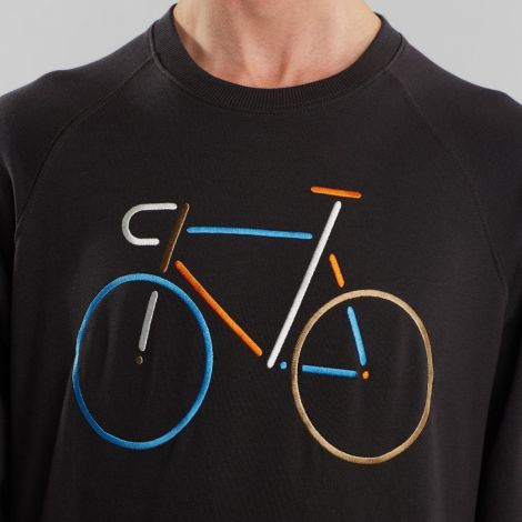 Sweatshirt Malmoe Color Bike Charcoal