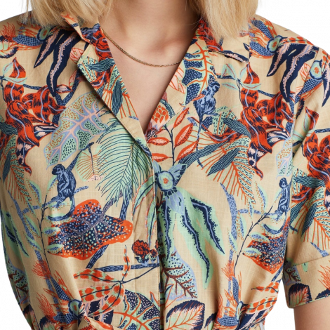 Shirt Dress Silkeborg Vintage Jungle Multi Color