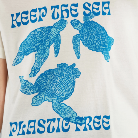 T-shirt Mysen Plastic Free Off-White