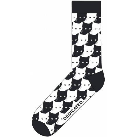 Socks Sigtuna Pepita Cats Black