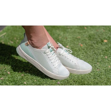 Sneaker Cannon Knit Women 2.0 White / Cameo Green