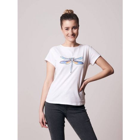 Lakefly T-Shirt Damen Weiss