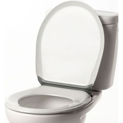 Eco Toilettenbürste & WC-Sitz im Set Hellgrau