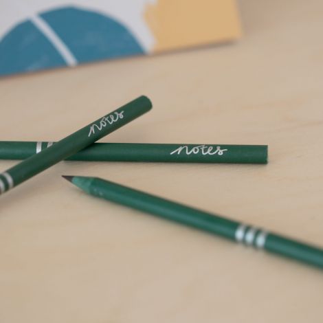 Bleistift 'Notes' Recycled Plastic - Green - Pack of 3